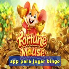 app para jogar bingo